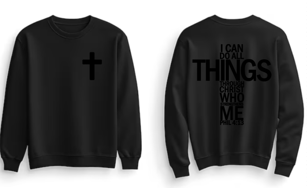 I Can Do All Things Through Christ Code Black Edition