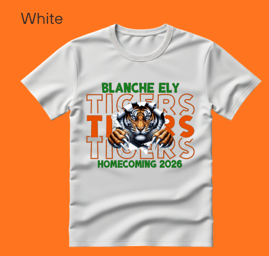 Blanche Ely HS Homecoming T-shirt (glitter)