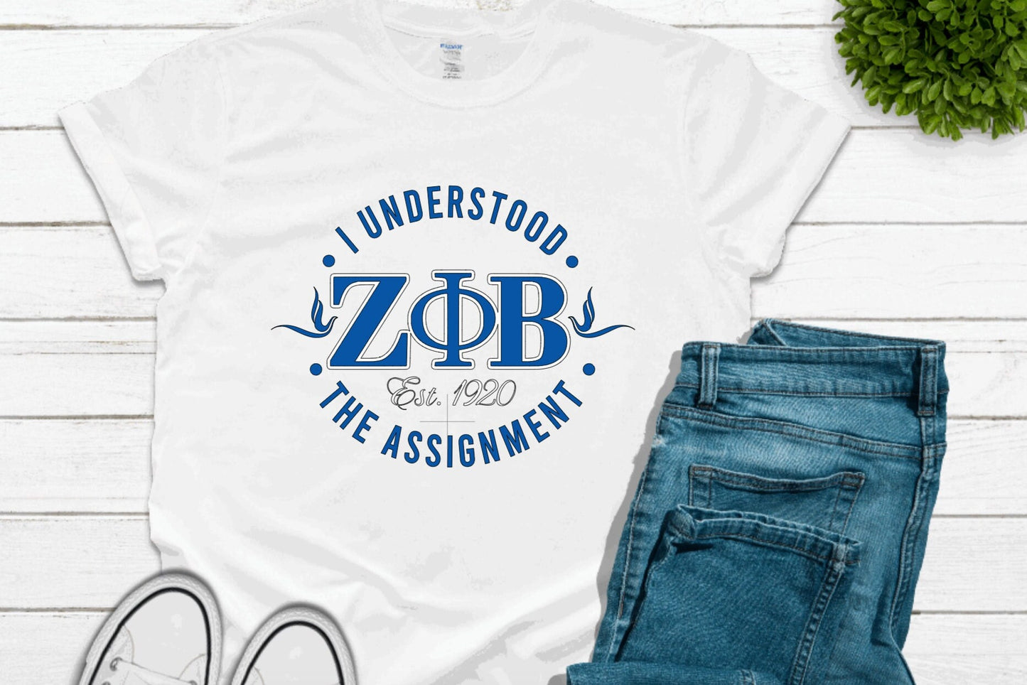 I understood the assignment Zeta Phi Beta Sorority Tee