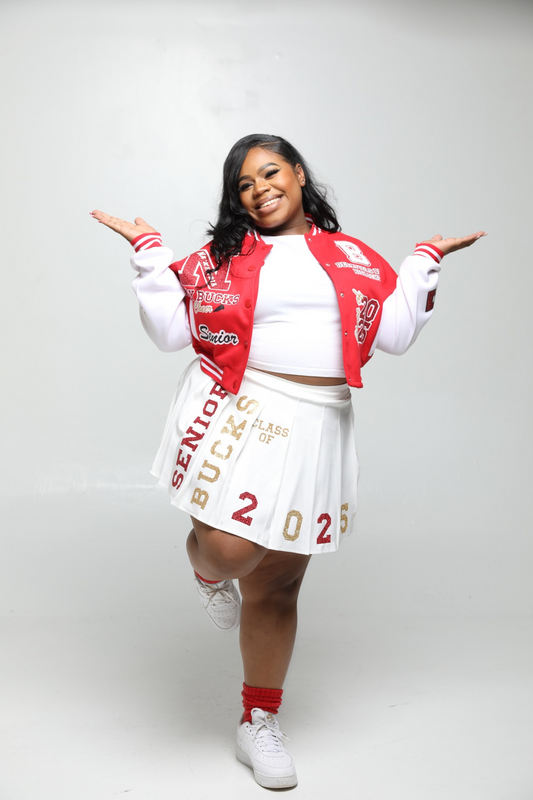 Senior skirt and sweater set