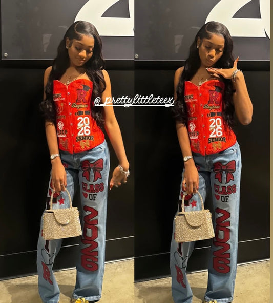 Senior Corset and Jean Set