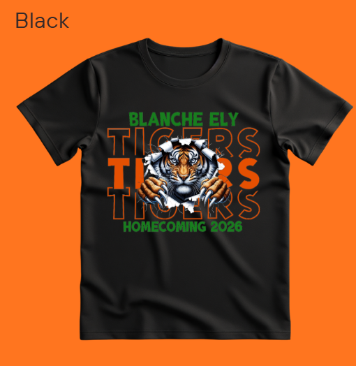Blanche Ely HS Homecoming T-shirt (glitter)